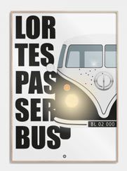 Lortespasserbus-plakater