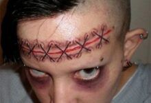 Skræmmende tattoo